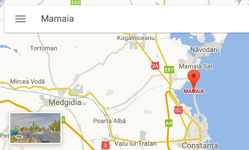 Mamaia map
